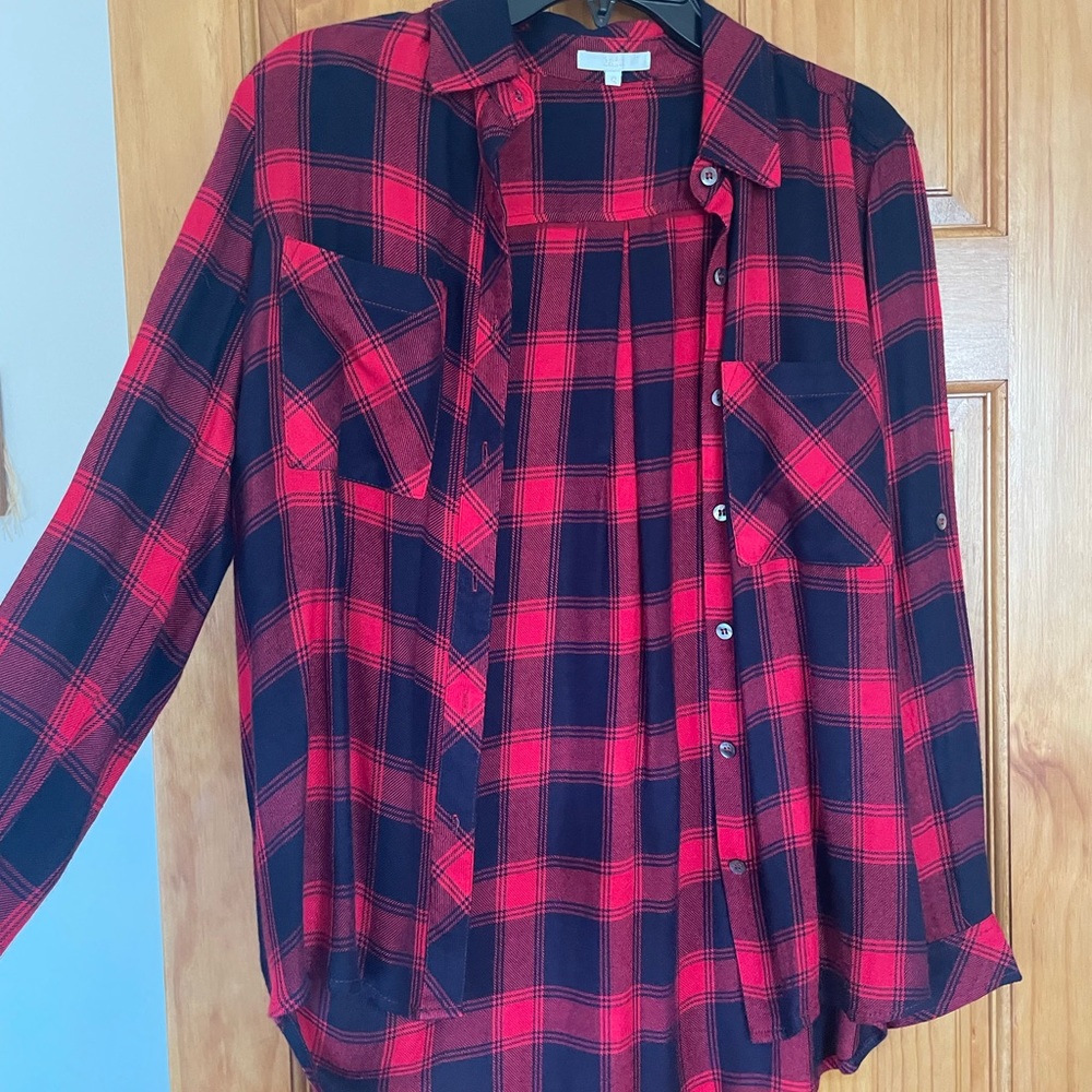 Red & Navy Flannel!
